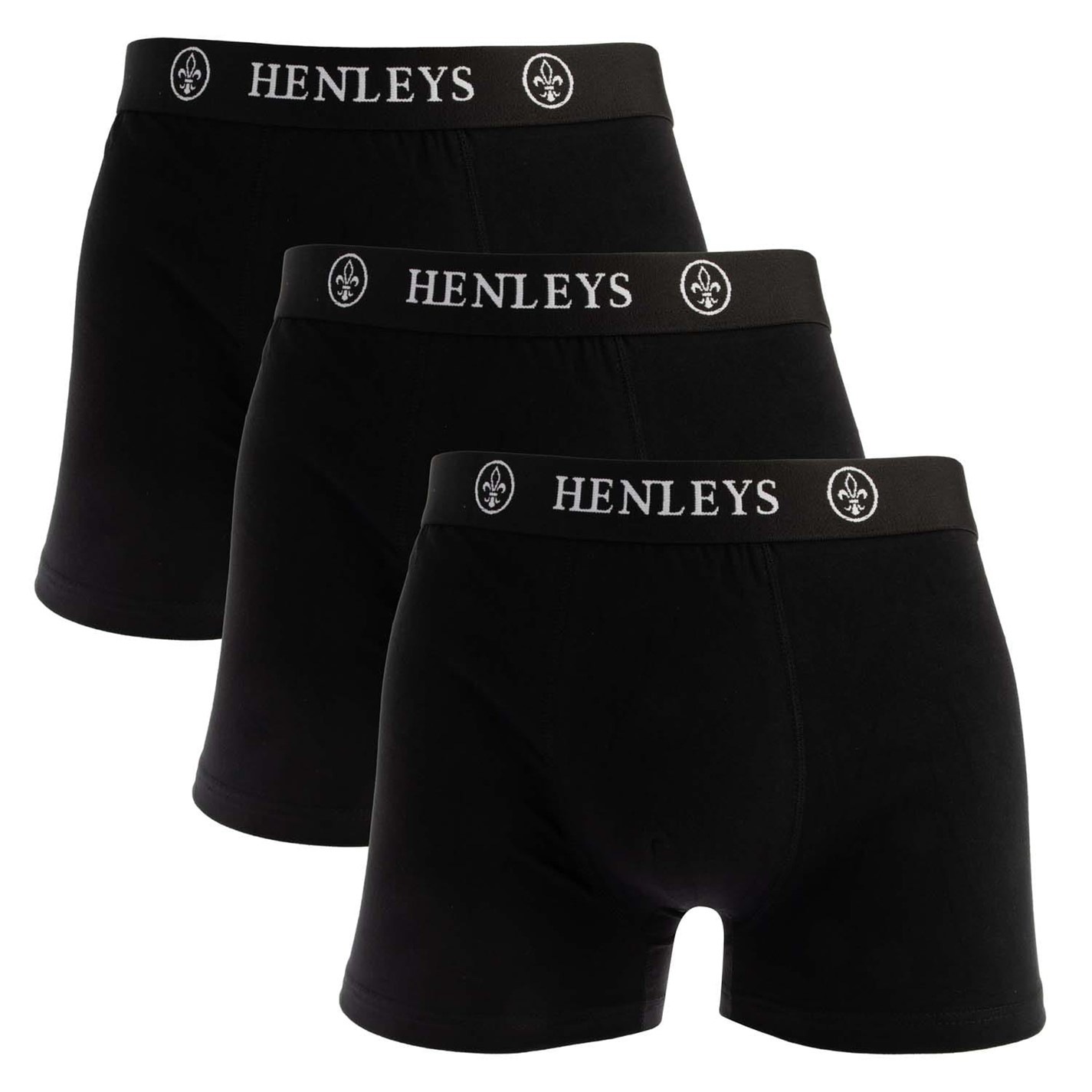 Henleys McBlacken 3 Pack Boxer Shorts USC