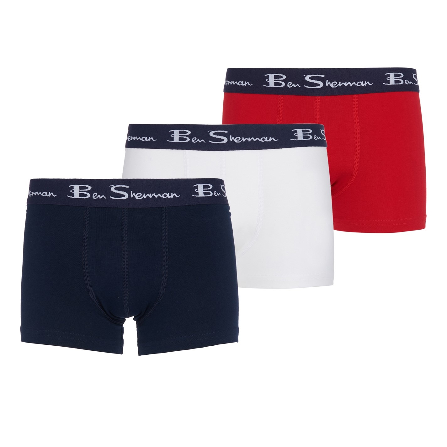 Ben Sherman 3 Pack Waterfall Boxers USC