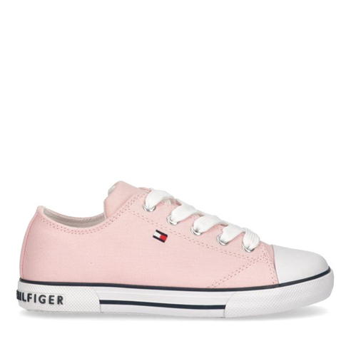 Tommy Hilfiger - Vincent Low Canvas Trainers Junior