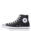Black 001 - Converse - All Star Leather Hi Top Trainers