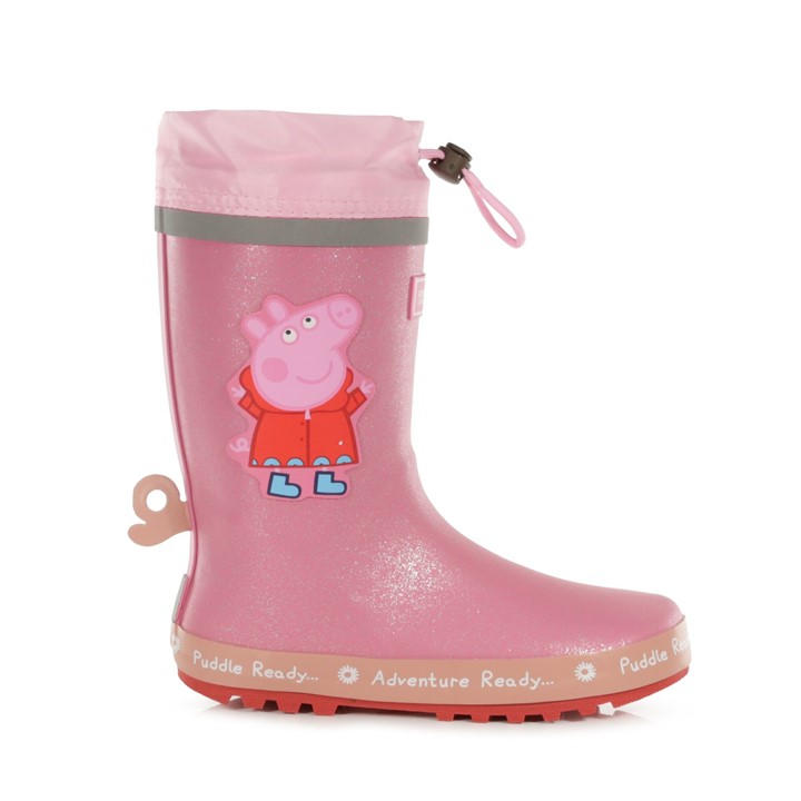 Regatta Peppa Pig Puddle Wellington - Peppa Pink