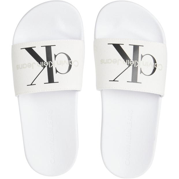black calvin klein sliders womens