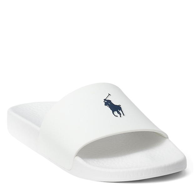 White ralph lauren sliders cheap