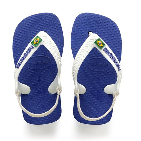 Havaianas - Baby Brasil Logo II Flip Flops