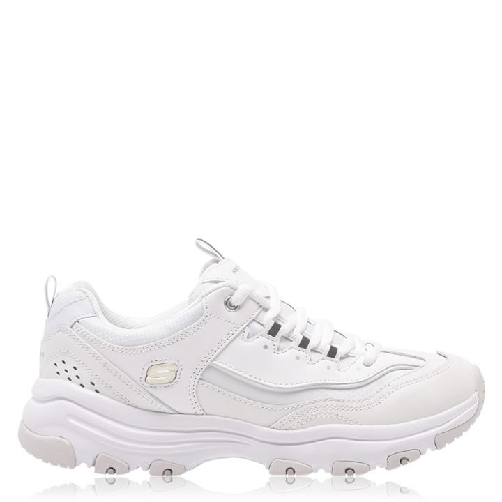 skechers pumps white
