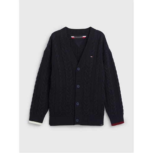 Tommy Hilfiger - ESSENTIAL CABLE CARDIGAN