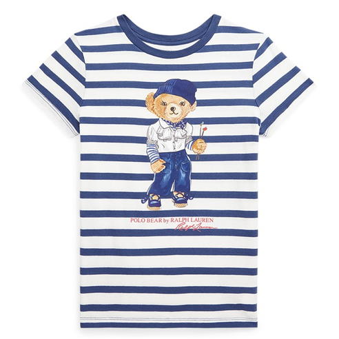 Polo Ralph Lauren - Polo Ralph Lauren Bear Stripe T-Shirt Juniors