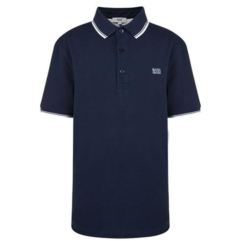 BOSS - Boys Short Sleeve Pique Polo Shirt