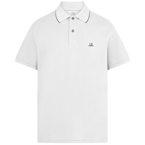CP COMPANY - Short Sleeve Tipped Polo Shirt