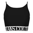 Black 899 - VERSACE JEANS COUTURE - Logo Crop Top