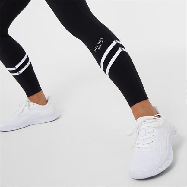 Jack Wills Active Stripe High Waisted Leggings