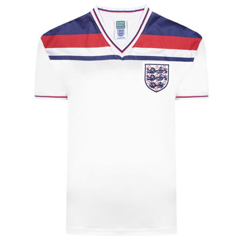 Score Draw - England 1982 Home Jersey Mens