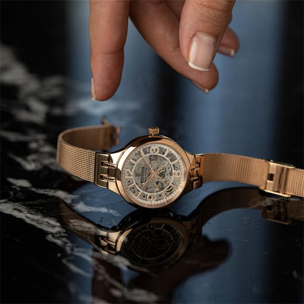 Ladies skeleton sales watch uk