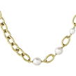 Gold - Boss - Ladies BOSS Leah Light Yellow Gold pearl necklace