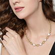 Gold - Boss - Ladies BOSS Leah Light Yellow Gold pearl necklace