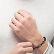 Black - Boss - Mens BOSS Kane  Black and Copper IP Bracelet