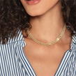Gold - Tommy Hilfiger - Ladies THJ Contrast Link Chain Necklace 2780784