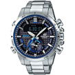 Silver and Grey - Casio - Mens Casio 'Edifice' Stainless Solar Chrono  Watch