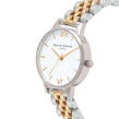 Silver, White and Two tone - Olivia Burton - White Dial Silver & Gold Bracelet Watch