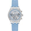 Silver and Blue - Guess - Ladies Guess Heiress Blue Watch GW0407L1