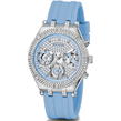 Silver and Blue - Guess - Ladies Guess Heiress Blue Watch GW0407L1
