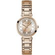 Rose Gold and Rose - Guess - Ladies Guess Crystal Clear Watch