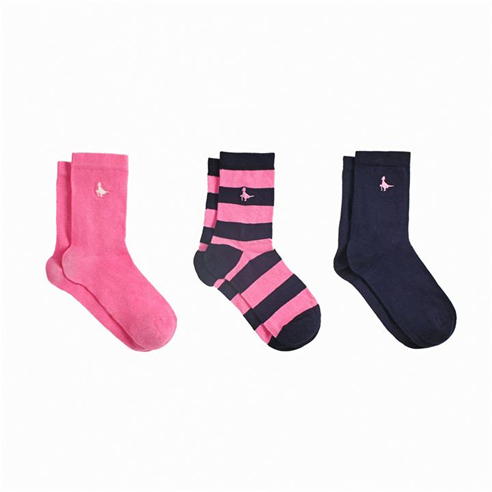 Jack Wills - Ranfield Multipack Ankle Socks 3 Pack