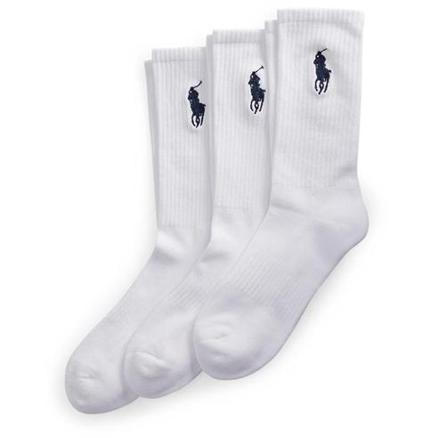 Polo Ralph Lauren - Polo Ralph Lauren 3 Pack Big Polo Pony Crew Sock
