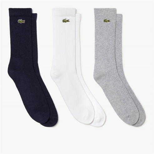Lacoste - 3 Pack Crew Socks