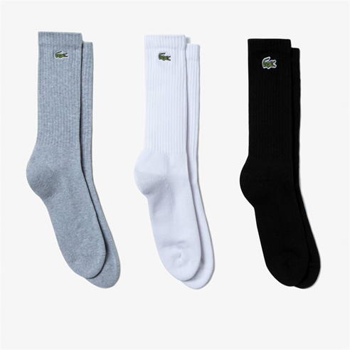 Lacoste - 3 Pack Crew Socks