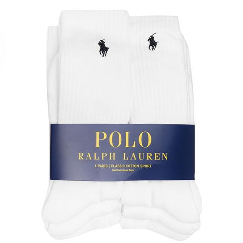 Polo Ralph Lauren - 6 Pack Crew Socks