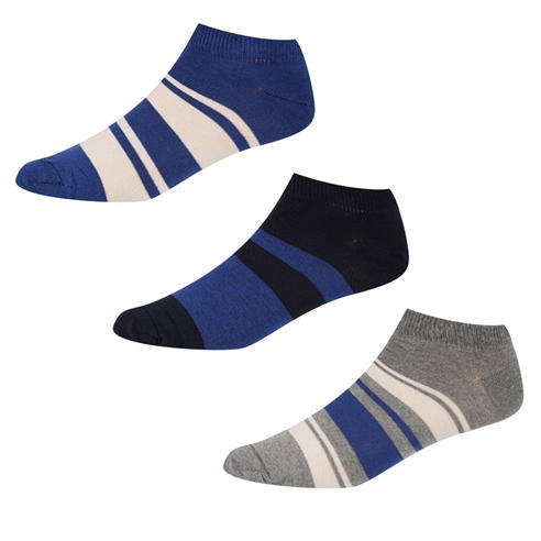 Stone Street 3 Pack Trainer Sock