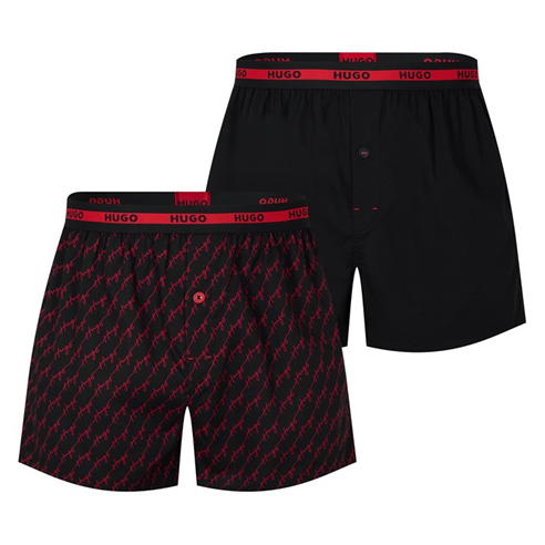 Hugo - 2 Pack Woven Boxers