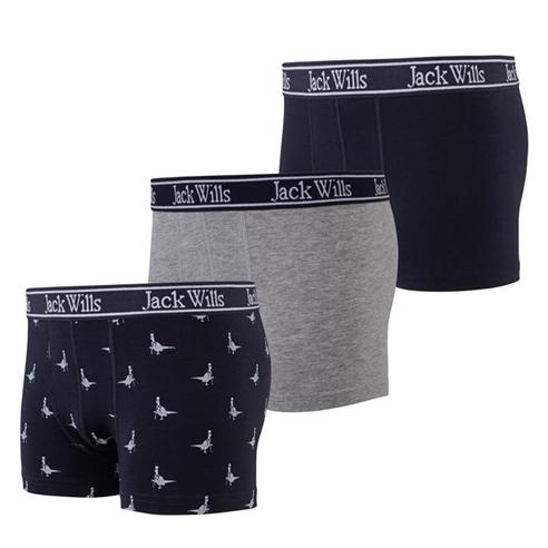Jack Wills - Kids Boys Multipack Boxers Three Pack