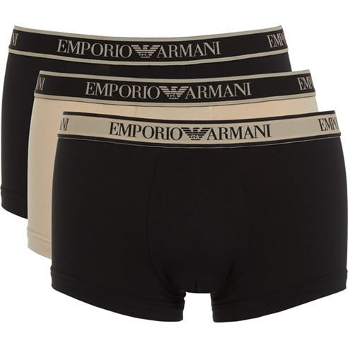 EMPORIO ARMANI - Core 3 Pack Boxer Shorts