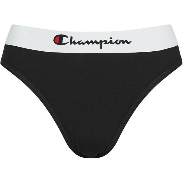 Champion Women's Print Hi Waist Underwear (Navy, Size 16