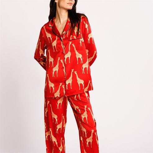 Chelsea Peers - Satin Button Up Pyjama Set