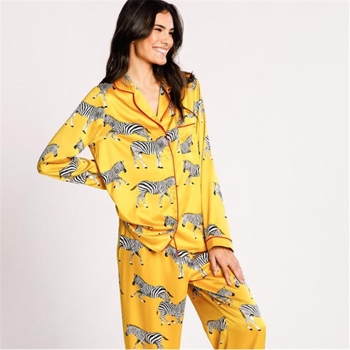 Chelsea Peers - Satin Button Up Pyjama Set