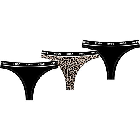 Hugo - 3 Pack Stripe Thong