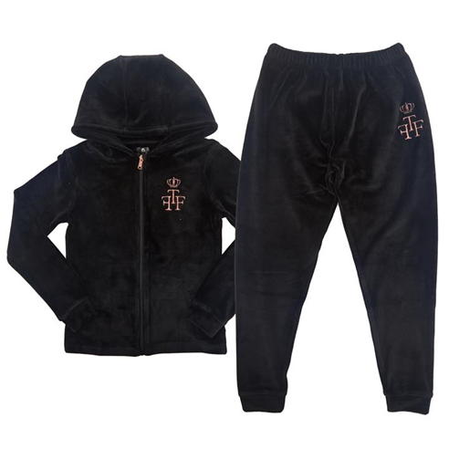 Firetrap - Velour Tracksuit Set Junior Girls