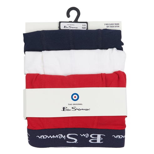 Ben Sherman - 3 Pack Waterfall Boxers