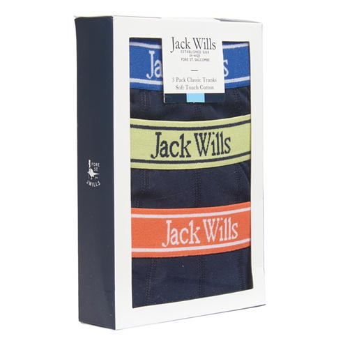 Jack Wills - 3Pack Multi Boxer Jn99