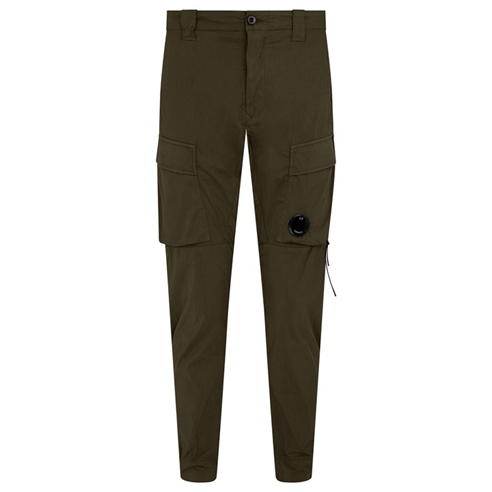 CP COMPANY - Garment Dyed Stretch Sateen Cargo Pants