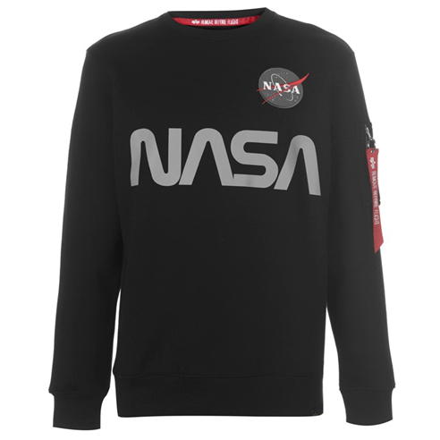 Alpha Industries - NASA Reflective Crew Sweatshirt