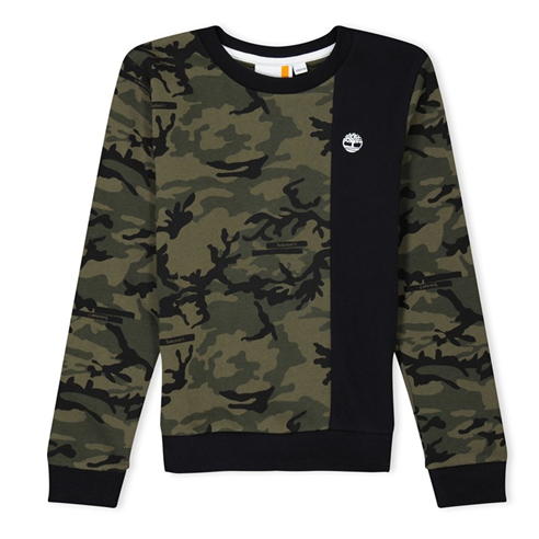 Timberland - Half/Half Camo Sweatshirt