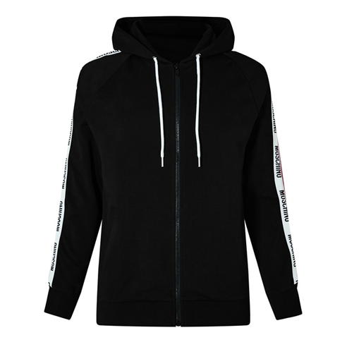 MOSCHINO - Logo Tape Zip Hoodie