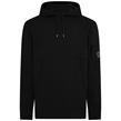 Black - CP COMPANY - Diagonal Raised Fleece Hoodie