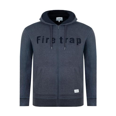 Firetrap - Fleece Lined Zip Hoodie Mens