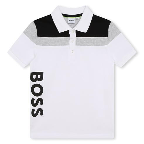 Boss - Boss Large Logo Polo Shirt Juniors