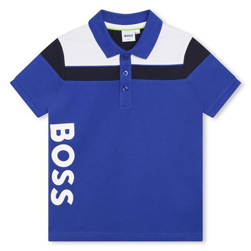 Boss - Boss Large Logo Polo Shirt Juniors